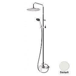 Душевая система Cezares Nautic CD-BIO белая матовая купить в интернет-магазине сантехники Sanbest