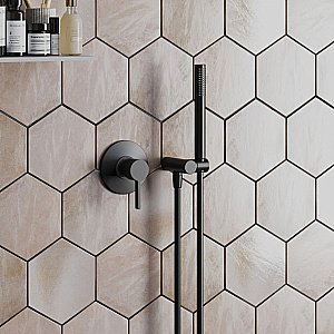 Смеситель для душа PAINI Brera 74PZ690 черный матовый купить в интернет-магазине сантехники Sanbest