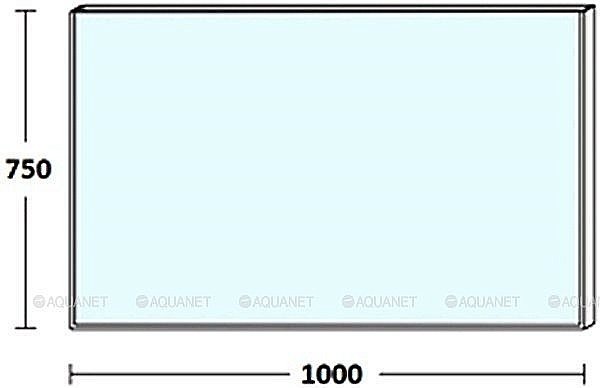 Зеркало De Aqua Сильвер 261666 100 серебро в ванную от интернет-магазине сантехники Sanbest