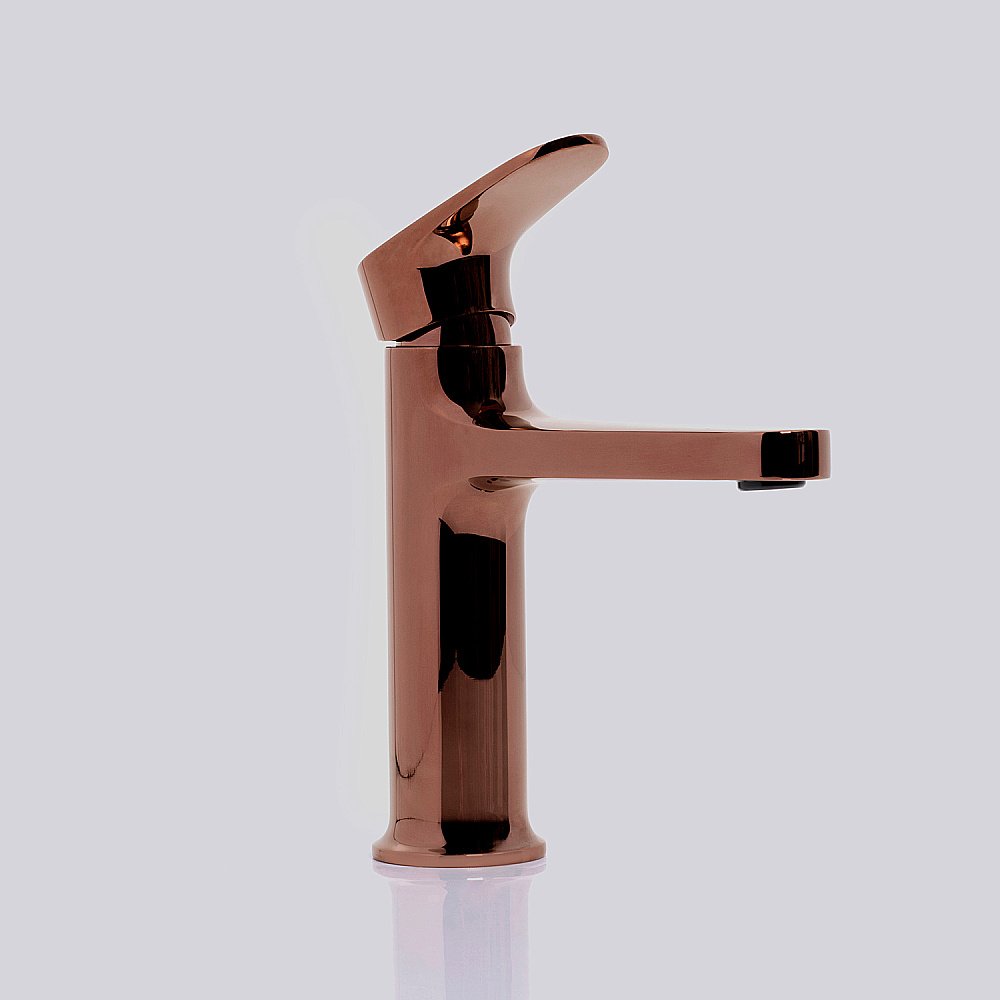 Смеситель для раковины WasserKRAFT Asphe 7700 7703 розовое золото купить в интернет-магазине сантехники Sanbest