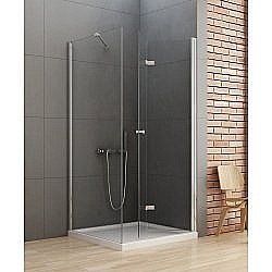 Душевой угол NEW TRENDY NEW SOLEO D-0151A/D-0086B 70x70 стекло прозрачное/профиль хром, правый купить в интернет-магазине сантехники Sanbest