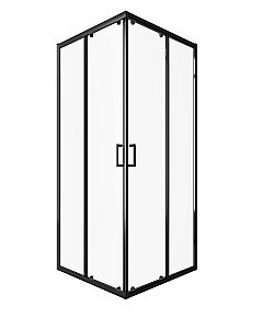 Душевой уголок Alex Baitler 90х90 AB1490B1 стекло прозрачное/профиль черный матовый купить в интернет-магазине Sanbest