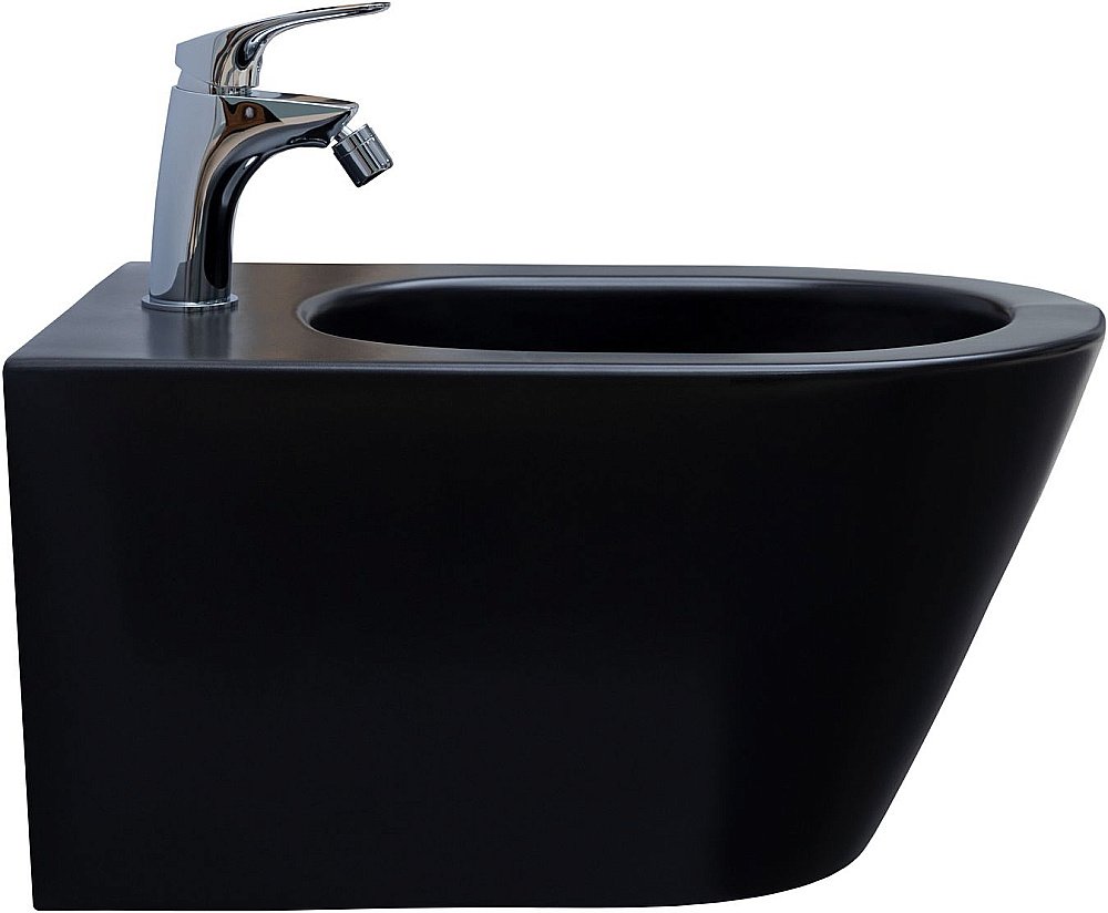 Биде подвесное Aquanet Lake 316464 черный матовый купить в интернет-магазине Sanbest