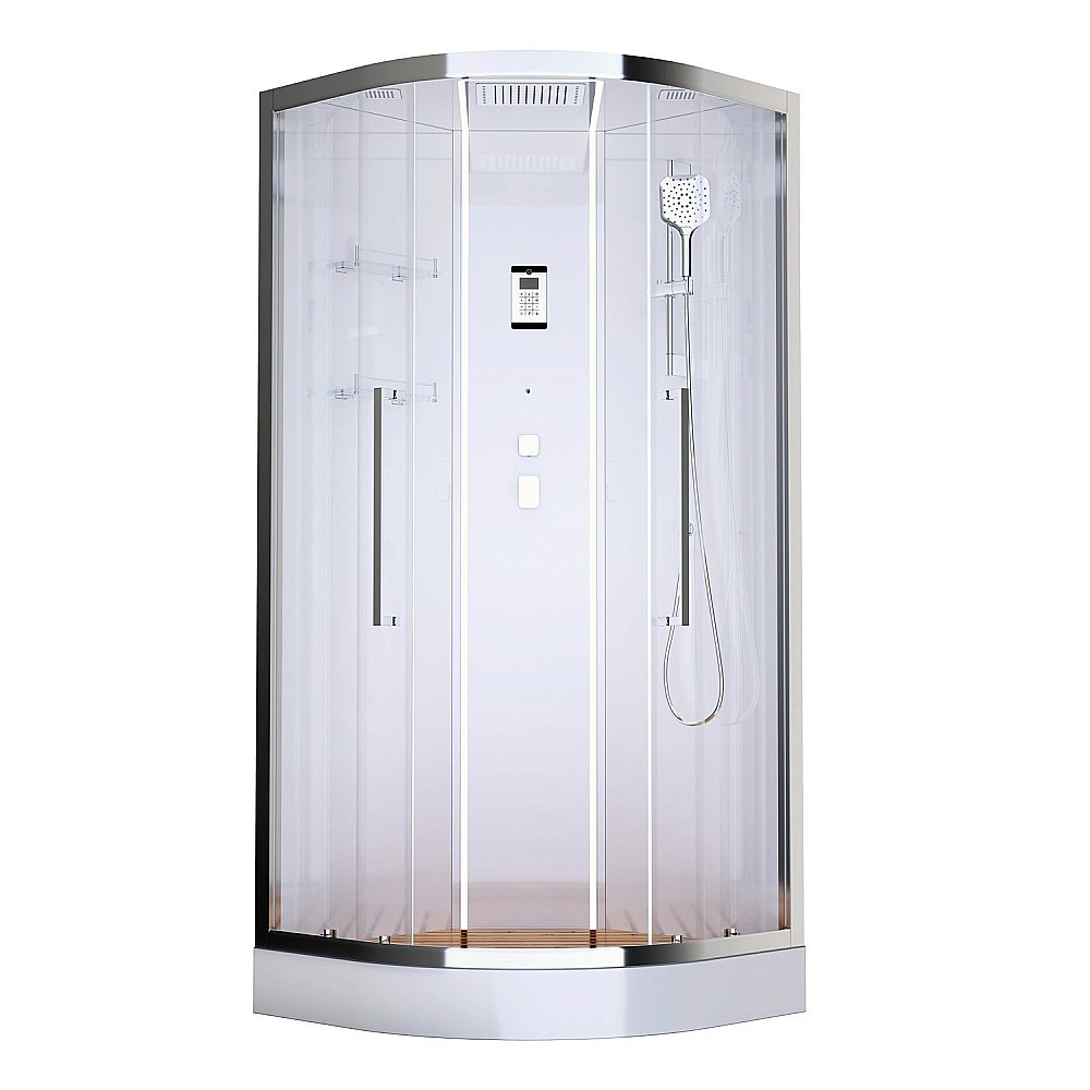 Душевая кабина Acquazzone Alexandra 100S 100х100 с паром купить в интернет-магазине Sanbest