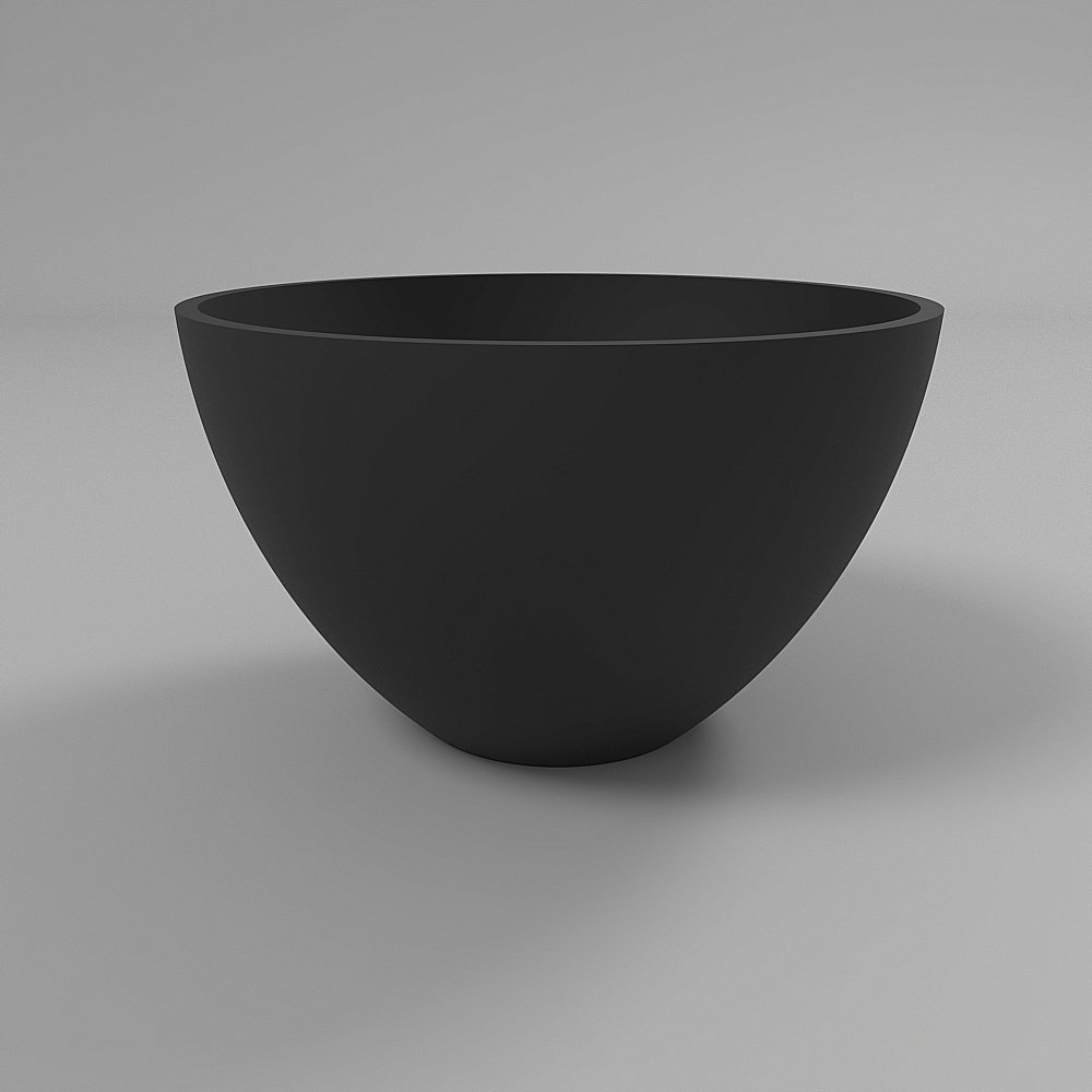 Раковина накладная WhiteCross Amethyst 50 0711.050050.201 черная матовая купить в интернет-магазине Sanbest