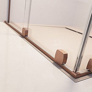 Шторка для ванны Radaway Furo SL Brushed Copper PND II 120 стекло прозрачное/профиль брашированная медь купить в интернет-магазине Sanbest