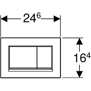 Кнопка для инсталляции Geberit Sigma 30 115.883.14.1 купить в интернет-магазине сантехники Sanbest