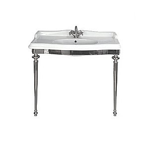 Консоль с раковиной Tiffany World Bristol TWBR874 105 хром с 1 отверстием для ванной в интернет-магазине сантехники Sanbest