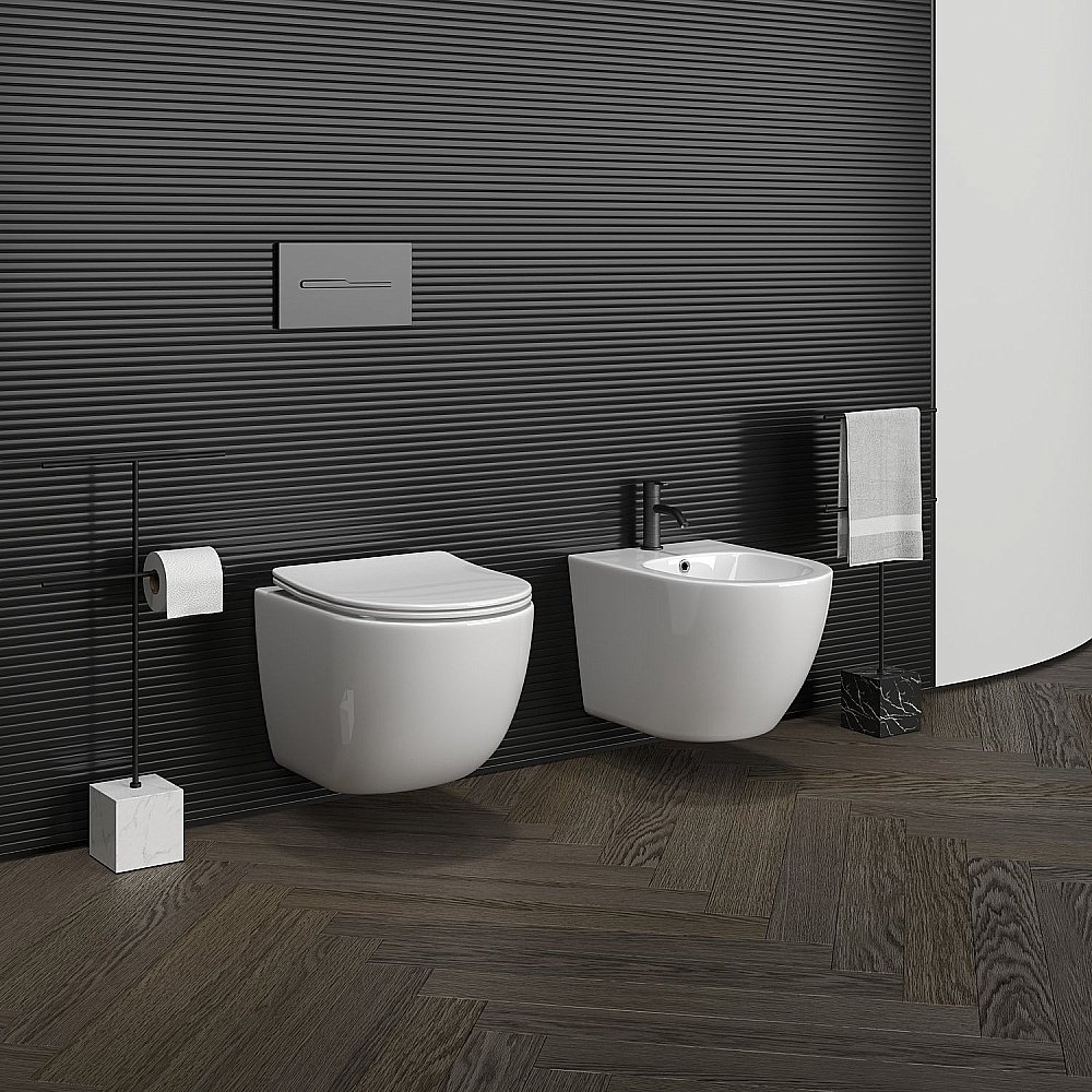 Биде подвесное Ceramica Nova FORMA CN3010 купить в интернет-магазине Sanbest