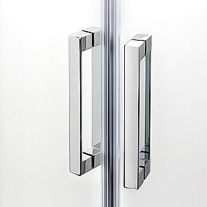 Душевой уголок NEW TRENDY NEW PRAKTIC K-0575 80x80 стекло прозрачное/профиль хром купить в интернет-магазине Sanbest