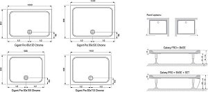 Душевой поддон Ravak Gigant Pro Chrome 120x90 купить в интернет-магазине Sanbest