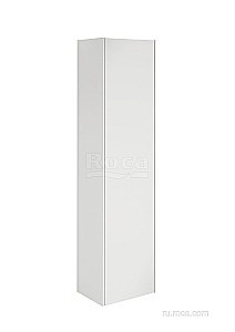 Шкаф - колонна Roca Inspira белый глянец для ванной в интернет-магазине сантехники Sanbest