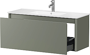 Тумба с раковиной и столешницей Allen Brau Gravity 120 1.370015.CGM олива матовая для ванной в интернет-магазине Sanbest
