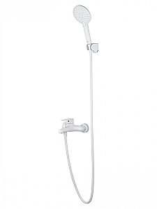 Смеситель для ванны с душем WONZON & WOGHAND ALFA WW-AE3204-MW белый матовый купить в интернет-магазине сантехники Sanbest