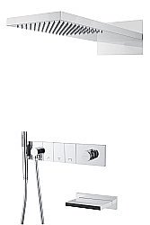 Душевая система Boheme ZODIAC 132-2-CR хром купить в интернет-магазине сантехники Sanbest