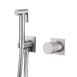 Гигиенический душ ABBER Rund AF8725SP сатин купить в интернет-магазине сантехники Sanbest