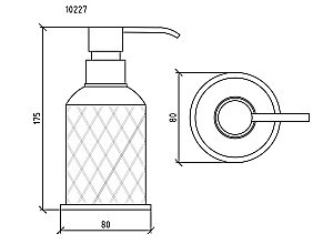 Диспенсер Boheme Crystal 10227 купить в интернет-магазине сантехники Sanbest