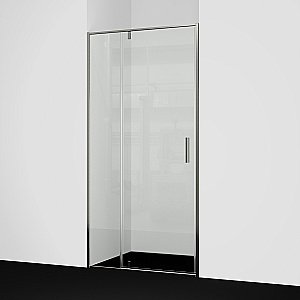 Душевая дверь WasserKRAFT Spree 14P04 90 стекло прозрачное/профиль никель купить в интернет-магазине Sanbest