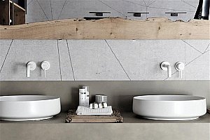 Смеситель для раковины Giulini Futuro 6520-20BO белый купить в интернет-магазине сантехники Sanbest