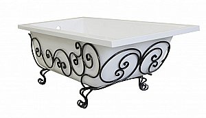 Ванна Эстет Дельта 150x75 белая купить в интернет-магазине Sanbest