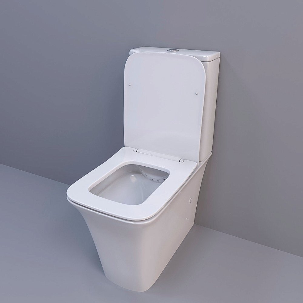 Унитаз-компакт CeruttiSpa Arno 1222A безободковый, с бачком, с крышкой микролифт купить в интернет-магазине Sanbest