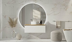 Зеркало Jorno Solis 34 Sol.02.34/W/JR в ванную от интернет-магазине сантехники Sanbest