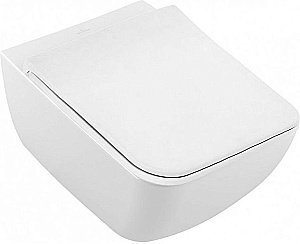 Унитаз подвесной Villeroy&Boch Venticello 4611RLR1 альпийский белый, безободковый, с крышкой микролифт купить в интернет-магазине Sanbest