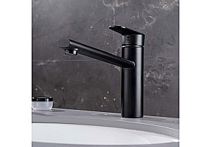 Смеситель для кухни Aquatek Ника AQ1880MB черный матовый купить в интернет-магазине сантехники Sanbest