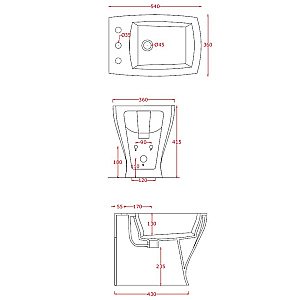 Биде напольное ARTCERAM Jazz JZB002 01 00*1 белое купить в интернет-магазине Sanbest