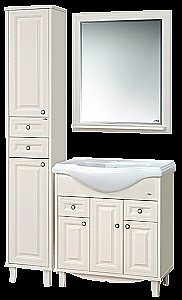 Пенал Misty Шармель 35 светло-бежевый для ванной в интернет-магазине сантехники Sanbest