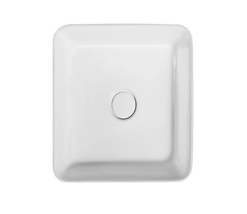Раковина накладная Ceramalux N 38,5 W1531А белая купить в интернет-магазине Sanbest