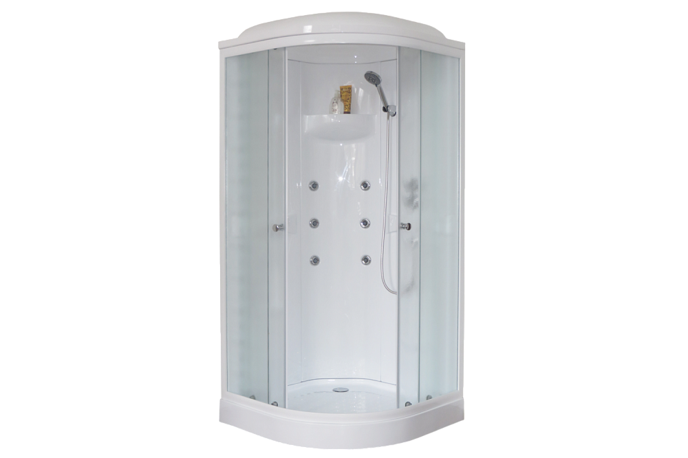 Душевая кабина Royal Bath RB90HK2-M 90x90 профиль белый/стекло матовое купить в интернет-магазине Sanbest