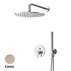 Душевая система Cezares LEAF-DSIP-30-L-ST Сатин купить в интернет-магазине сантехники Sanbest