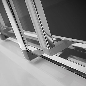 Душевой уголок Radaway Evo DW+S 75x80 стекло прозрачное/профиль хром купить в интернет-магазине Sanbest