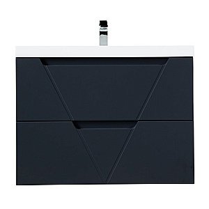 Тумба с раковиной BelBagno VITTORIA 2C SO 80 Grigio Opaco для ванной в интернет-магазине Sanbest