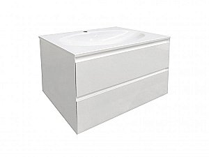 Тумба с раковиной Эстет Malta Luxe 80 любой цвет тумбы и раковины под заказ для ванной в интернет-магазине Sanbest