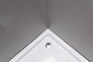 Душевой уголок Esbano ESD-7015B ESUGD7015B 90x90 стекло прозрачное/профиль черный матовый купить в интернет-магазине Sanbest