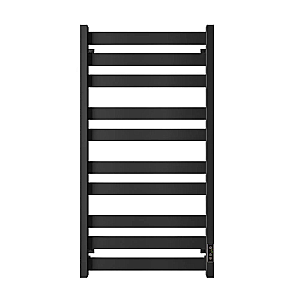 Полотенцесушитель электрический Veconi Piatto 50/100 P10050B черный купить в интернет-магазине сантехники Sanbest