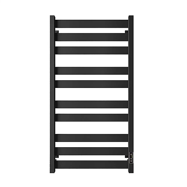 Полотенцесушитель электрический Veconi Piatto 50/100 P10050B черный купить в интернет-магазине сантехники Sanbest