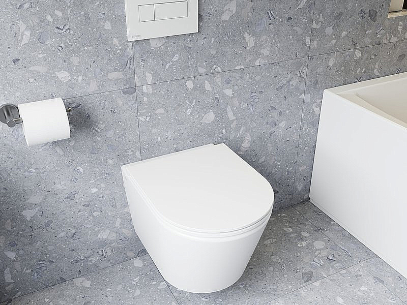 Унитаз Ravak FLOW X01985 белый, с крышкой микролифт, безободковый купить в интернет-магазине Sanbest