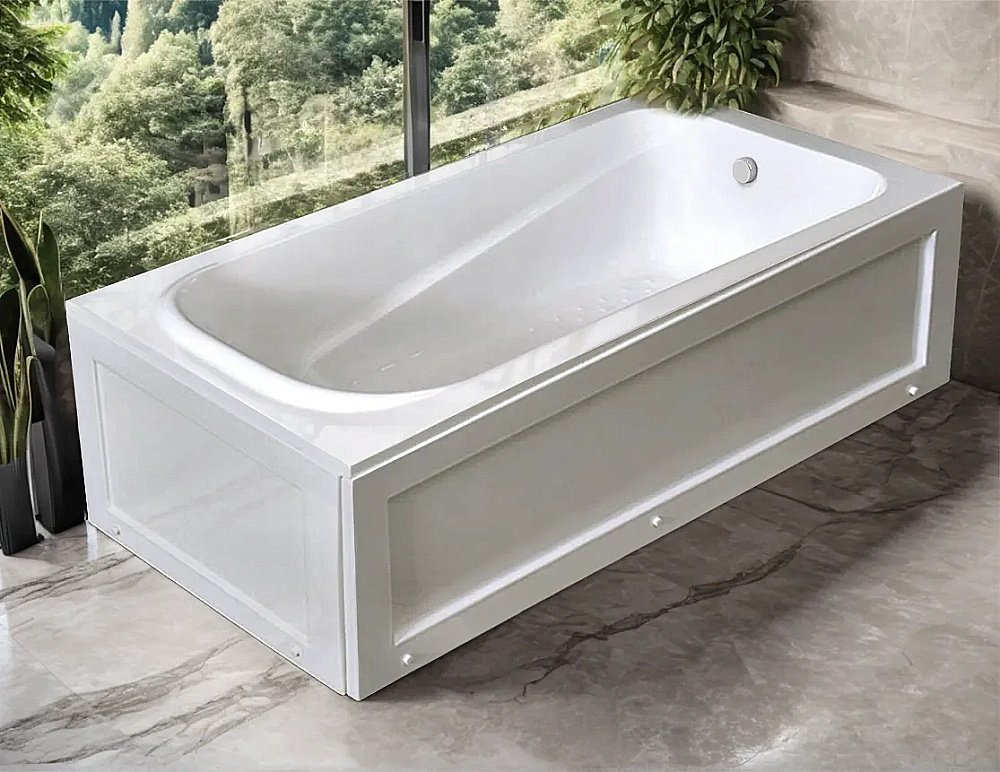 Ванна акриловая Parly Ortiz CT10818 160х70 белая купить в интернет-магазине Sanbest