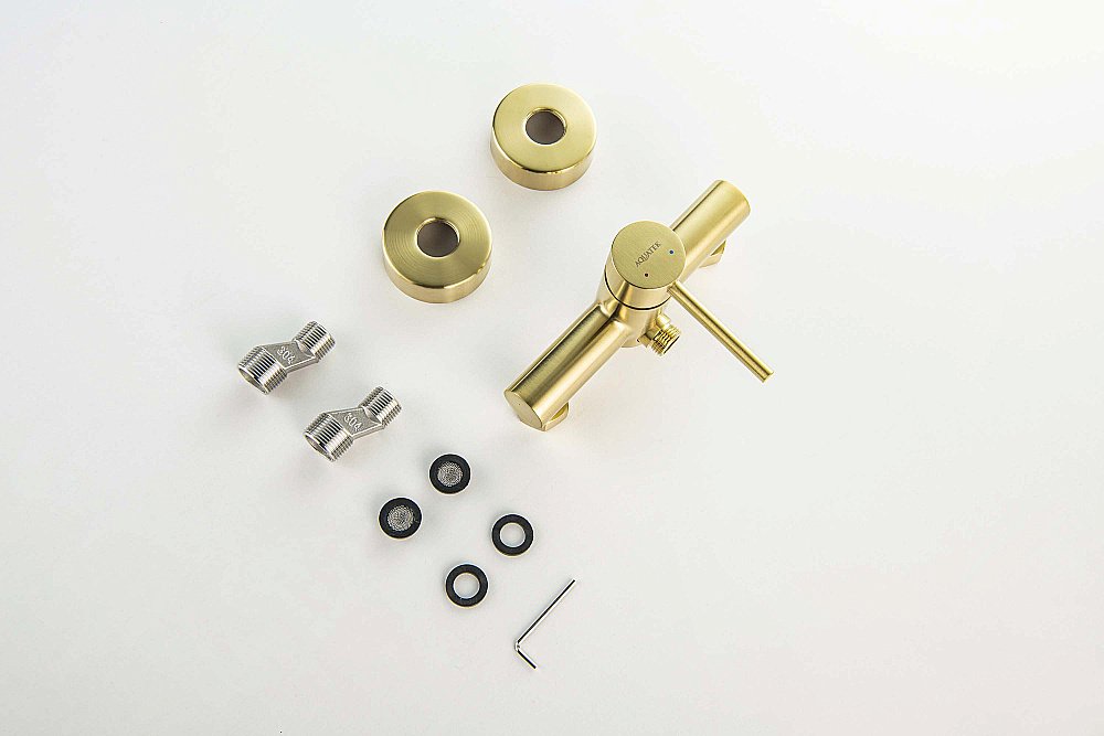 Cмеситель для душа Aquatek Европа AQ1360BG золото шлифованное купить в интернет-магазине сантехники Sanbest