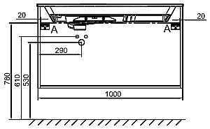 Тумба с раковиной Jacob Delafon Odeon Rive Gauche 100 дуб табак для ванной в интернет-магазине Sanbest