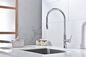 Смеситель для кухни Paulmark Senso Se215180-CR хром купить в интернет-магазине сантехники Sanbest