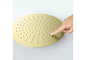 Верхний душ Aquatek AQ2075BG золото шлифованное купить в интернет-магазине сантехники Sanbest