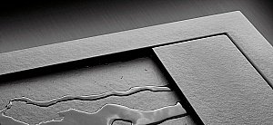 Душевой поддон Radaway Teos F antracite HTF10070-64 100x70 серый купить в интернет-магазине Sanbest