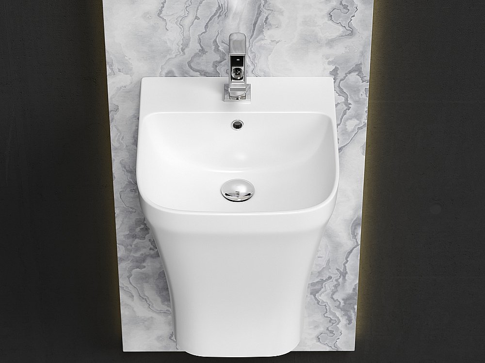 Раковина Ceramica Nova Dion 36 CN6067 белая купить в интернет-магазине Sanbest