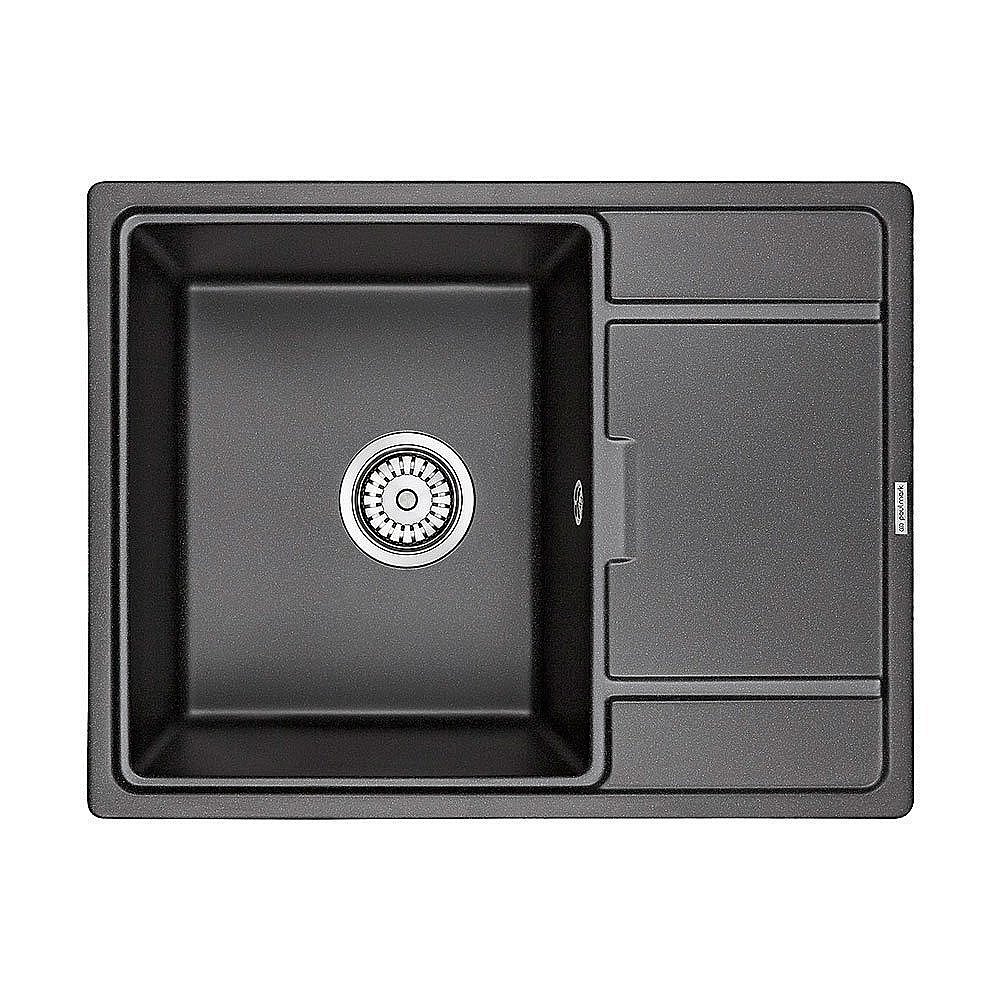 Мойка кухонная Paulmark Weimar PM216550-BL Черная купить в интернет-магазине сантехники Sanbest