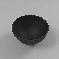 Раковина накладная WhiteCross Amethyst 50 0711.050050.201 черная матовая купить в интернет-магазине Sanbest