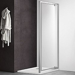 Душевая дверь Aquatek Ария 80 AQ ARI PI 08020CH стекло прозрачное/профиль хром купить в интернет-магазине Sanbest